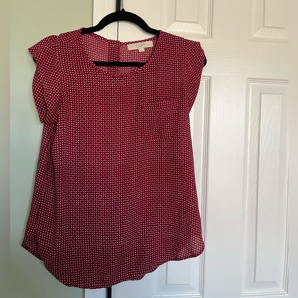Loft checkered blouse - Picture 2 of 3